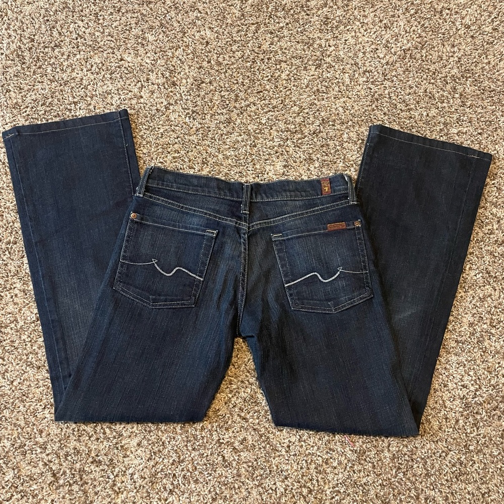 7 for all mankind size 28 bootcut